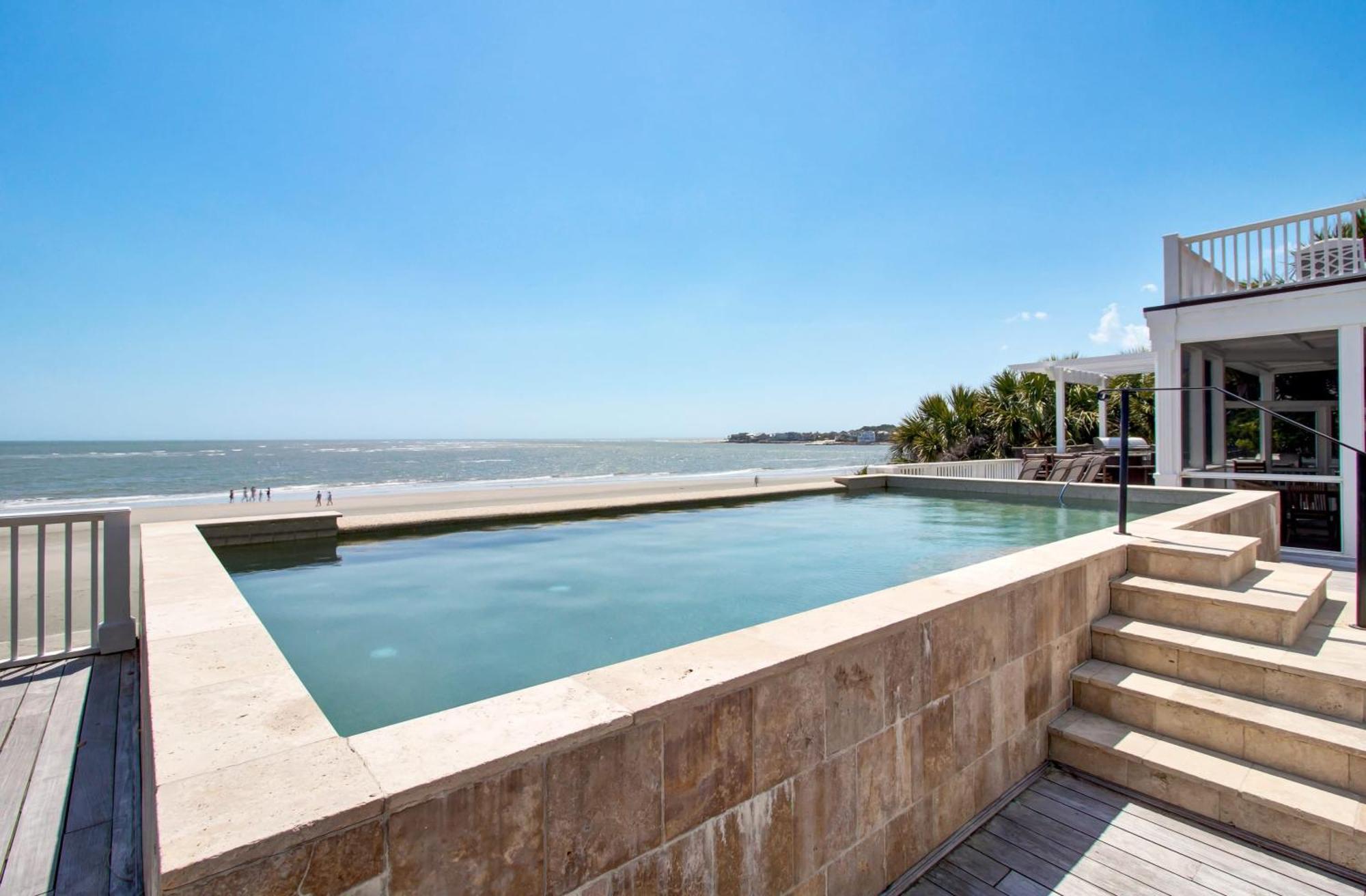 114 Ocean Boulevard By Avantstay Beachfront Putting Green Volleyball Court Infinity Pool Sullivans Island Exterior photo