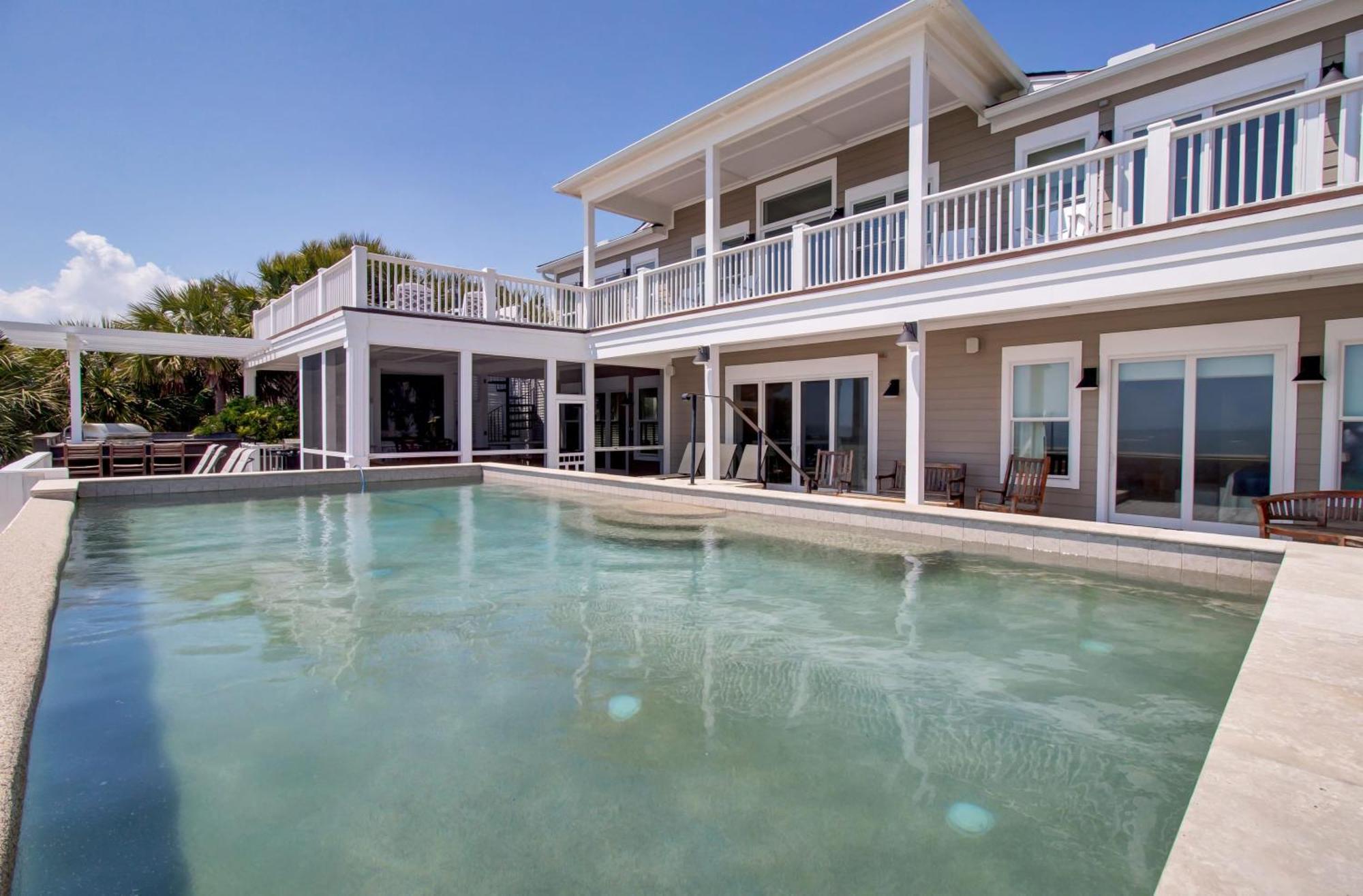114 Ocean Boulevard By Avantstay Beachfront Putting Green Volleyball Court Infinity Pool Sullivans Island Exterior photo